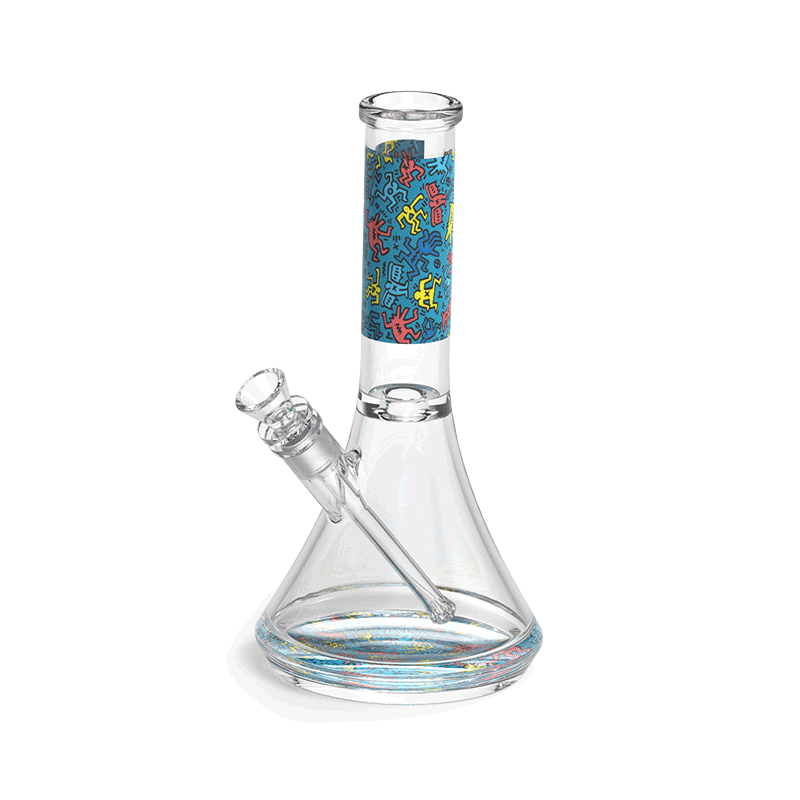 K.Haring Water Pipe Glass : Water Pipe K. Haring Glass Collection blumulti  