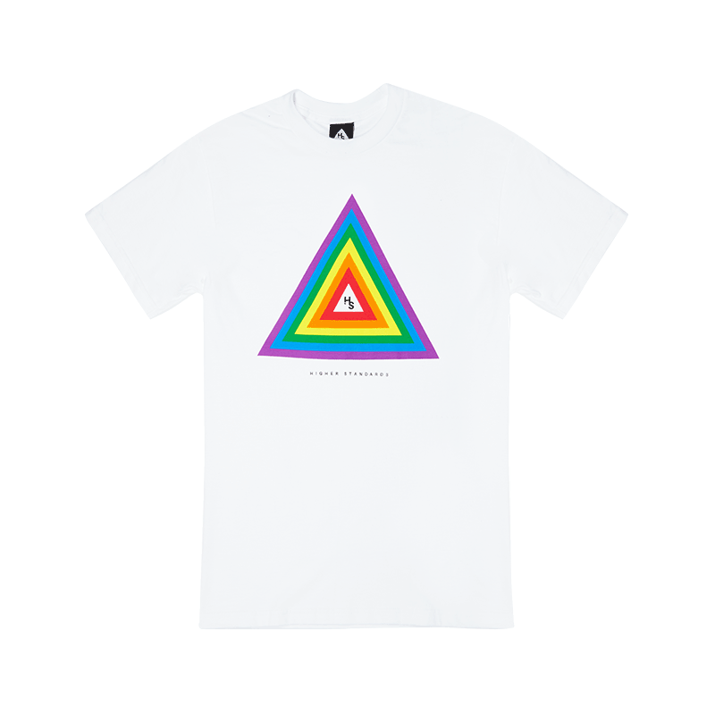 Higher Standards Pride Concentric Triangle Tee Apparel : Tops Higher Standards   