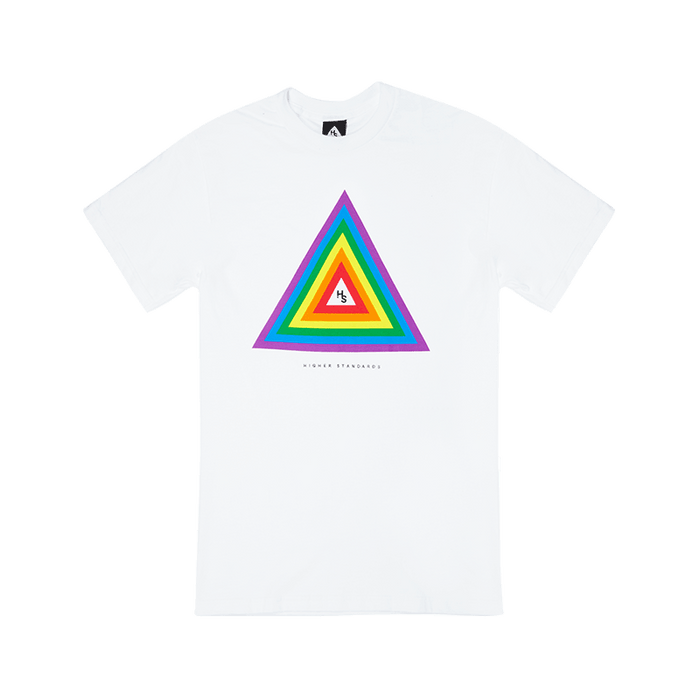 Higher Standards Pride Concentric Triangle Tee Apparel : Tops Higher Standards   