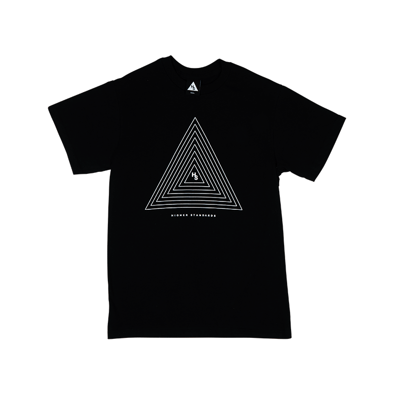 Higher Standards T-Shirt - Concentric Triangle Apparel : Tops Higher Standards   