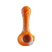 Eyce ORAFLEX Floral Spoon Pipe Silicone : Spoon Eyce desertred  