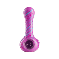 Eyce ORAFLEX Floral Spoon Pipe Silicone : Spoon Eyce flwrpur  