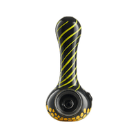 Eyce ORAFLEX Honeycomb Spoon Pipe Silicone : Spoon Eyce blkyel  