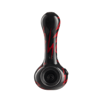 Eyce ORAFLEX Switchback Spoon Pipe Silicone : Spoon Eyce blkred  