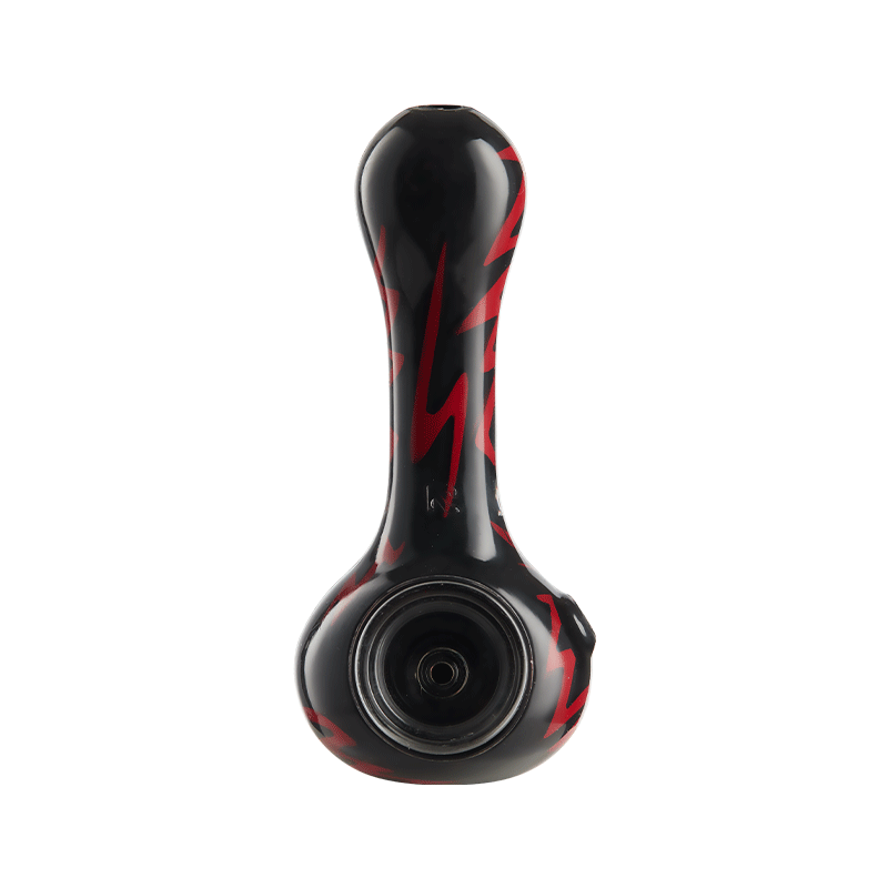 Eyce ORAFLEX Switchback Spoon Pipe Silicone : Spoon Eyce blkred  