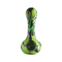 Eyce ORAFLEX Switchback Spoon Pipe Silicone : Spoon Eyce creatrgrn  