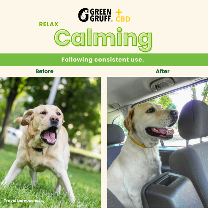 Green Gruff CBD Relax Calming - 90 soft chews (4-Pack)