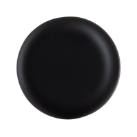 Black Round Matte Cap for 2 Dram Glass Jar w/ 3 Layer Liner