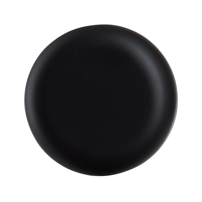 Black Round Matte Cap for 2 Dram Glass Jar w/ 3 Layer Liner