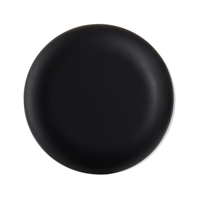 Flat Black Matte Cap for Glass Jar