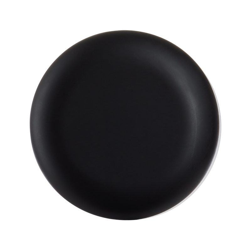 Flat Black Matte Cap for Glass Jar