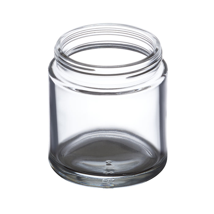 LoPro - 200 mL Glass Jar - Clear with low profile - No cap