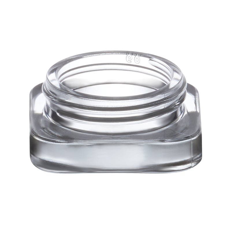 Pollen Gear - 5 mL Clear Square Glass Jar 360ct