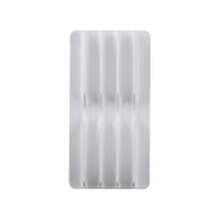 Pollen Gear - White Plastic Vacuum Formed Tray - Vertical - Holds 5 Prerolls - For Large Snap Tech Case : 2500ct