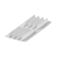 Pollen Gear - White Plastic Vacuum Formed Tray - Vertical - Holds 5 Prerolls - For Large Snap Tech Case : 2500ct