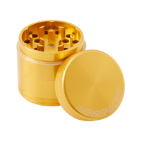 Aerospaced by Higher Standards 4 Piece Grinder 2.5 Grinders : Aluminum Higher Standards Gold  