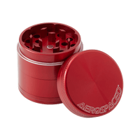 Aerospaced by Higher Standards 4 Piece Grinder 2.5 Grinders : Aluminum Higher Standards Red  