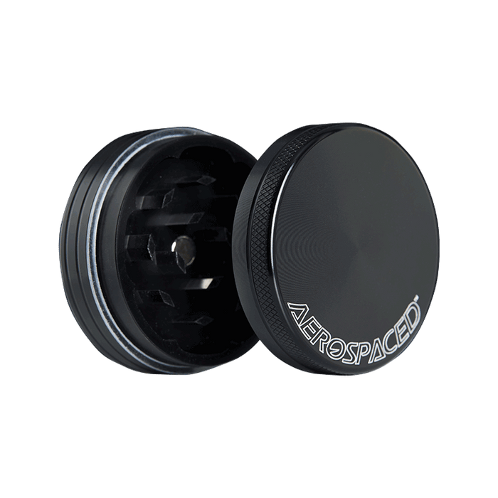 Aerospaced by Higher Standards - 2 Piece Grinder - 2.0" Black Grinders Aerospaced   