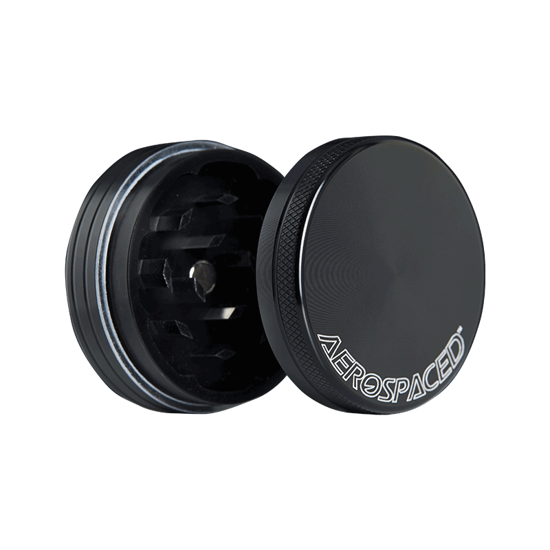 Aerospaced by Higher Standards - 2 Piece Grinder - 2.0" Black Grinders Aerospaced   