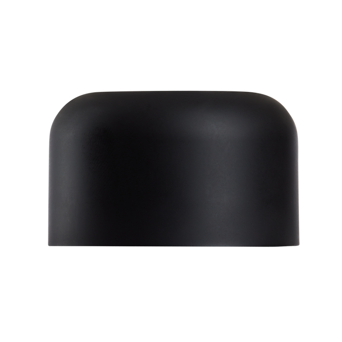 Black Matte Round Cap for Glass Jar with 3-Layer Liner