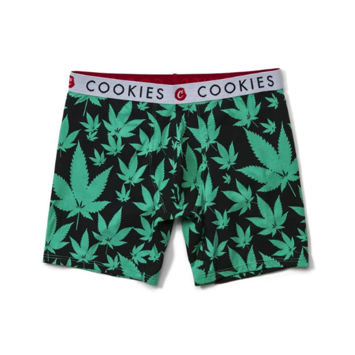 Cookies Boxer Briefs Leaf Print Green