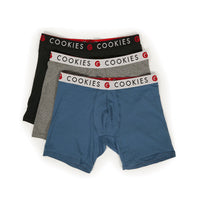 Cookies Boxer Briefs Solid Color 3 Pack