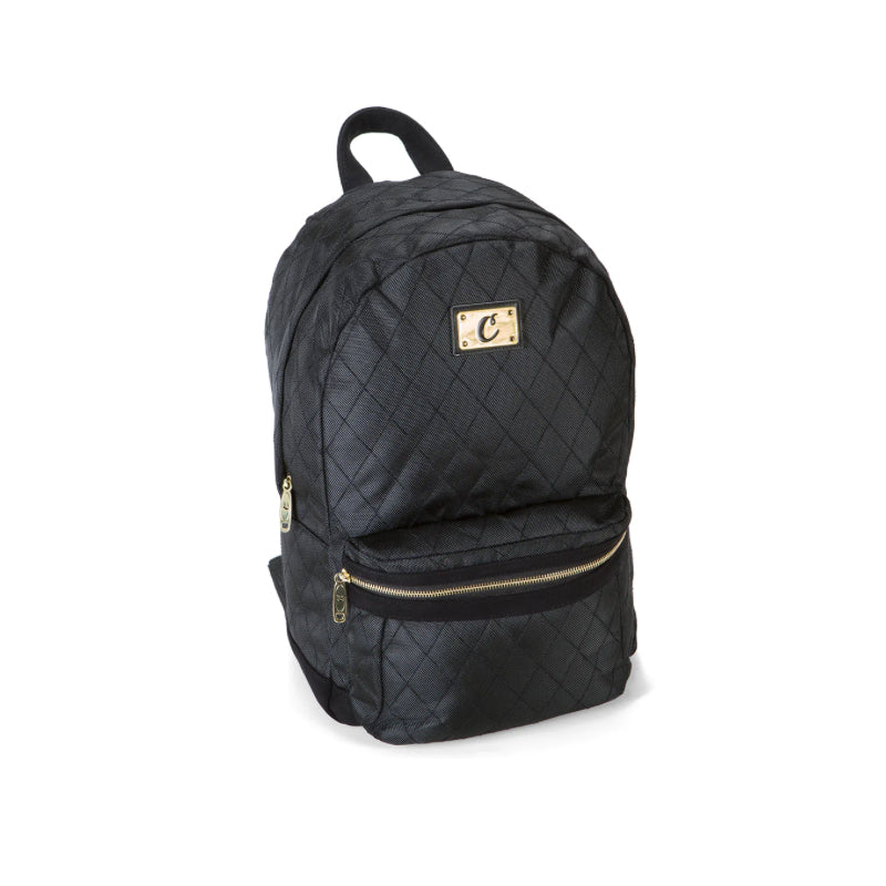 Cookies V3 Backpack Quilted Nylon Suede & Gold Trim