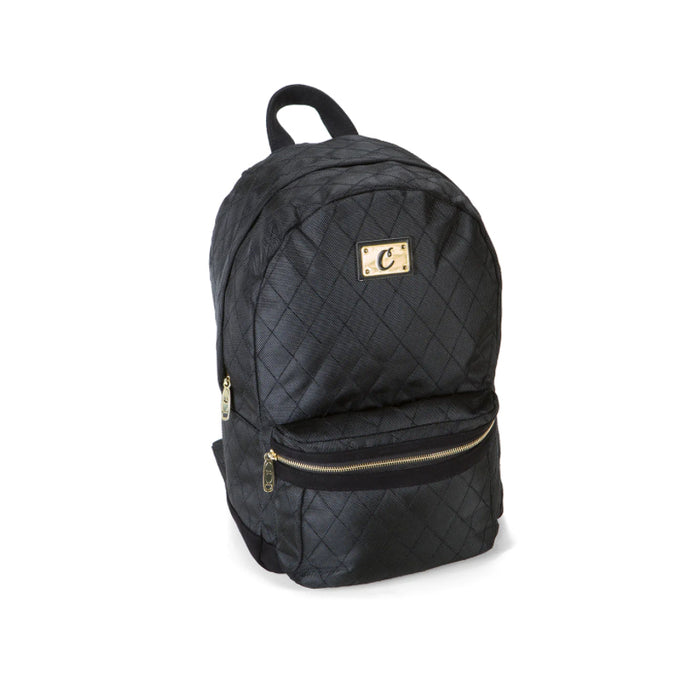 Cookies V3 Backpack Quilted Nylon Suede & Gold Trim