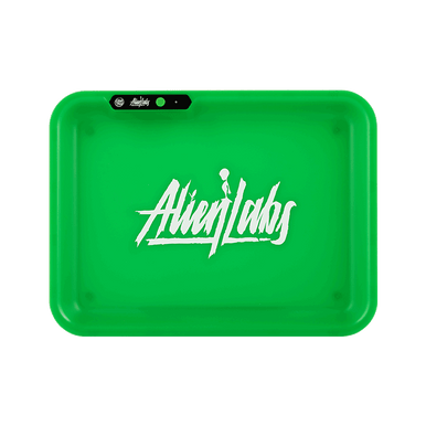 Alien Labs x Glow Tray Green Illuminated Rolling Tray