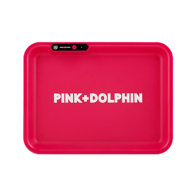Pink Dolphin x Glow Tray Pink Illuminated Rolling Tray