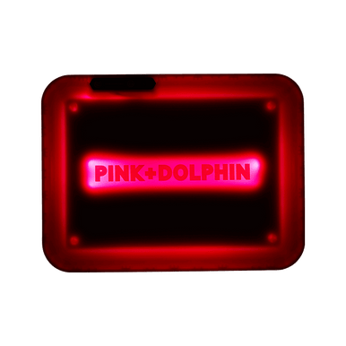 Pink Dolphin x Glow Tray Pink Illuminated Rolling Tray