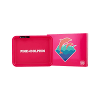 Pink Dolphin x Glow Tray Pink Illuminated Rolling Tray