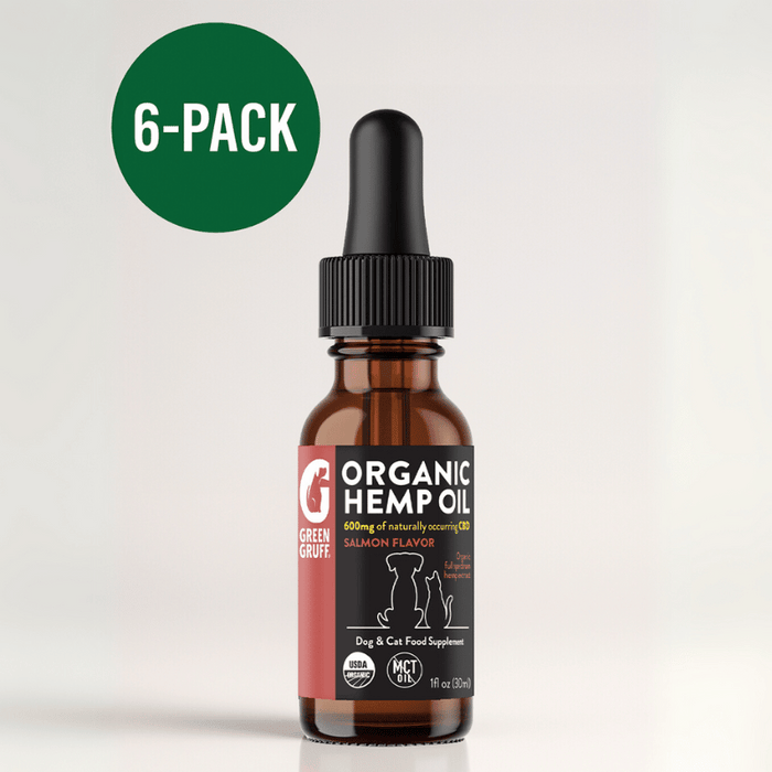 Green Gruff Organic CBD Tincture – Salmon Flavor – 6‑Pack