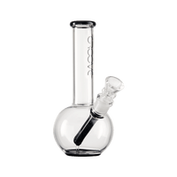 Groove Round Water Pipe 7 Inches Glass : Water Pipe Groove   