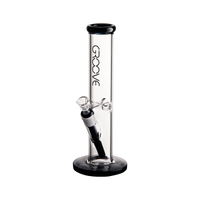 Groove 7 Inch Straight Tube Water Pipe 16 Pack