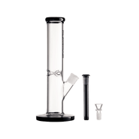 Groove Straight Tube Water Pipe Glass : Water Pipe Groove   