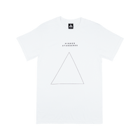 Higher Standards T-Shirt - Embroidered Triangle