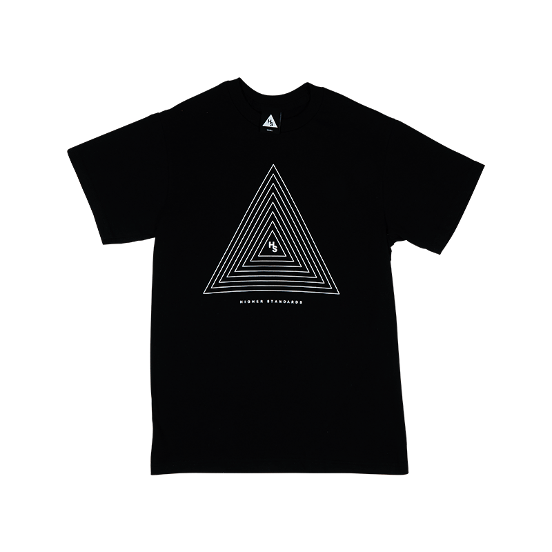 Higher Standards T-Shirt - Concentric Triangle