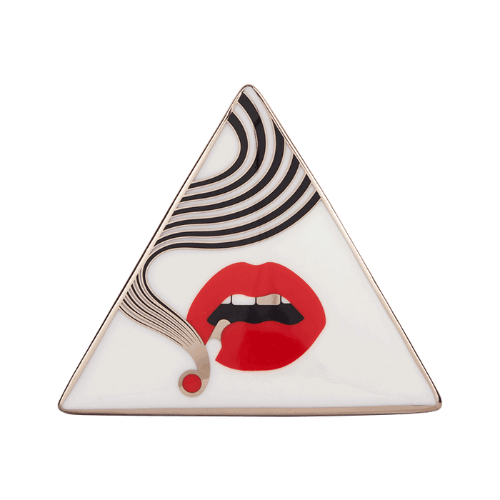 Higher Standards x Jonathan Adler Triangle Box Porcelain