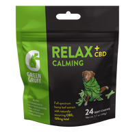 Green Gruff CBD Relax Calming - 24 Soft Chews (6-Pack)