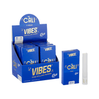 VIBES The Cali - 3 Gram Box Papers, Cones, and Wraps : Cones Vibes Rolling Papers Rice (Blue) 24pk cali3g