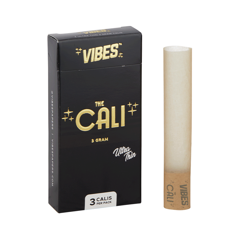 VIBES The Cali - 3 Gram Box Papers, Cones, and Wraps : Cones Vibes Rolling Papers   