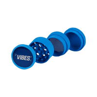 SCS x VIBES 4 Piece Hemp Grinder 2.0"(50mm) 16 Unit POP Asst