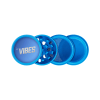 SCS x VIBES 4 Piece Hemp Grinder 2.0"(50mm) 16 Unit POP Asst