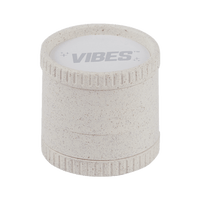 SCS x VIBES 4 Piece Hemp Grinder 2.0"(50mm) 16 Unit POP Asst