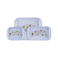 VIBES  Daisy Aluminum tray Accessories : Rolling Trays Vibes Rolling Papers   