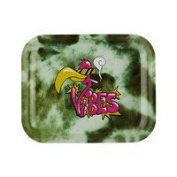 VIBES Flamingo Aluminum tray Accessories : Rolling Trays Vibes Rolling Papers large flamingo 