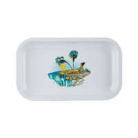 Vibes Aluminum Private Island Trays Accessories : Rolling Trays Vibes Rolling Papers medium privisland 