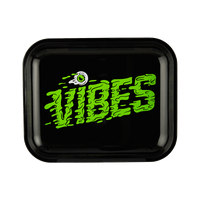 VIBES Slime Aluminum Tray Accessories : Rolling Trays Vibes Rolling Papers large slime 