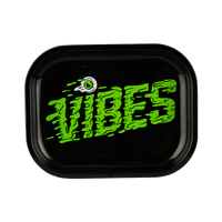 VIBES Slime Aluminum Tray Accessories : Rolling Trays Vibes Rolling Papers small slime 